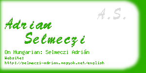 adrian selmeczi business card